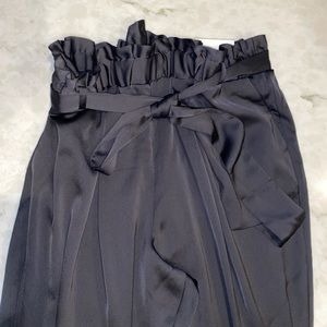 NWT! Lane Bryant Satin Belted Ankle Pant
